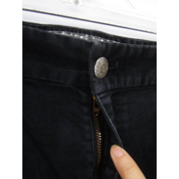 J Crew Jeans 33 Short Corduroy Bootcut Trousers Stretch Preppy Dark - Picture 2 of 8